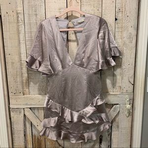 Satin Mini Formal Dress